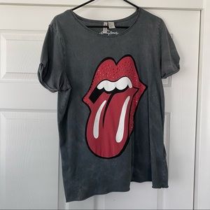 Rolling Stones scoop neck t-shirt